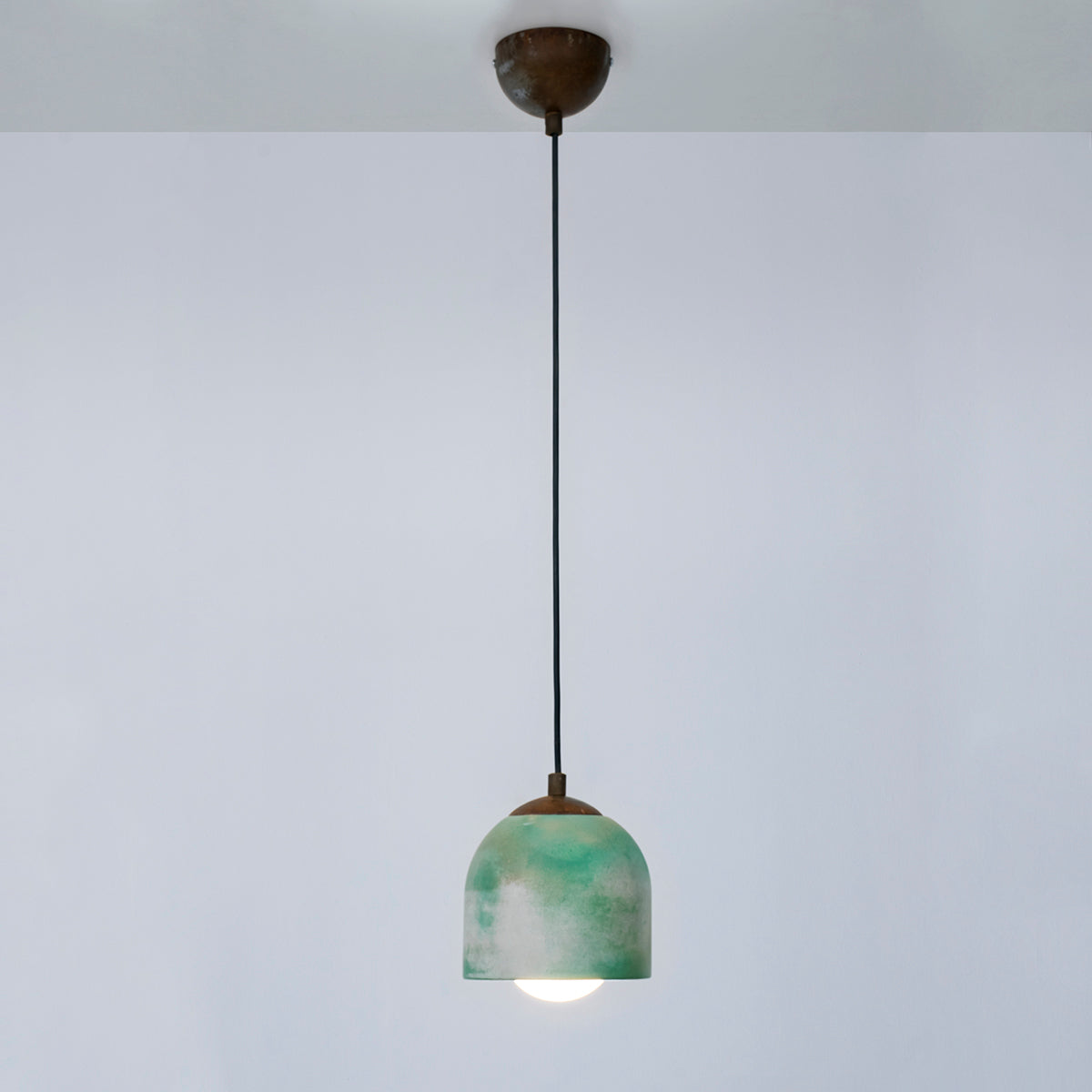 Tumbled Concrete Ceiling Lighting