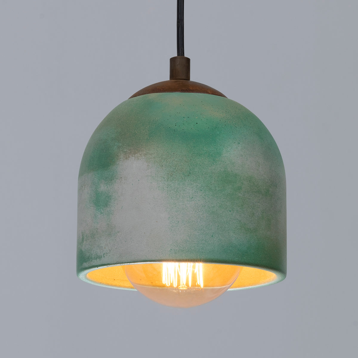 Tumbled Concrete Ceiling Lighting
