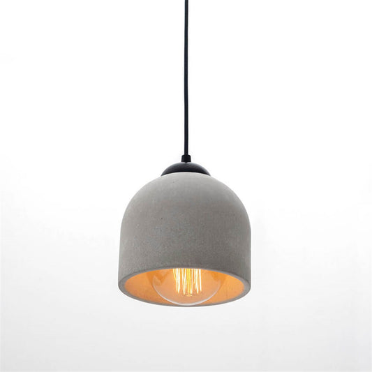 Gray Concrete Ceiling Lighting