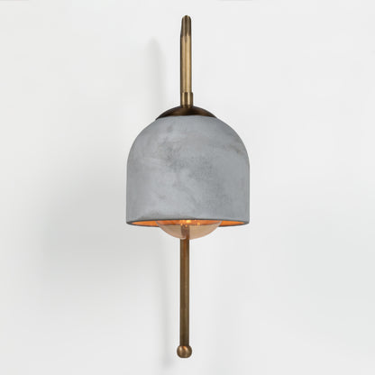 Gray Bronze Metal Detail Sconce