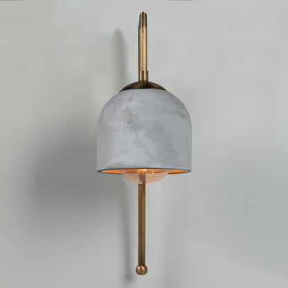 Gray Bronze Metal Detail Sconce