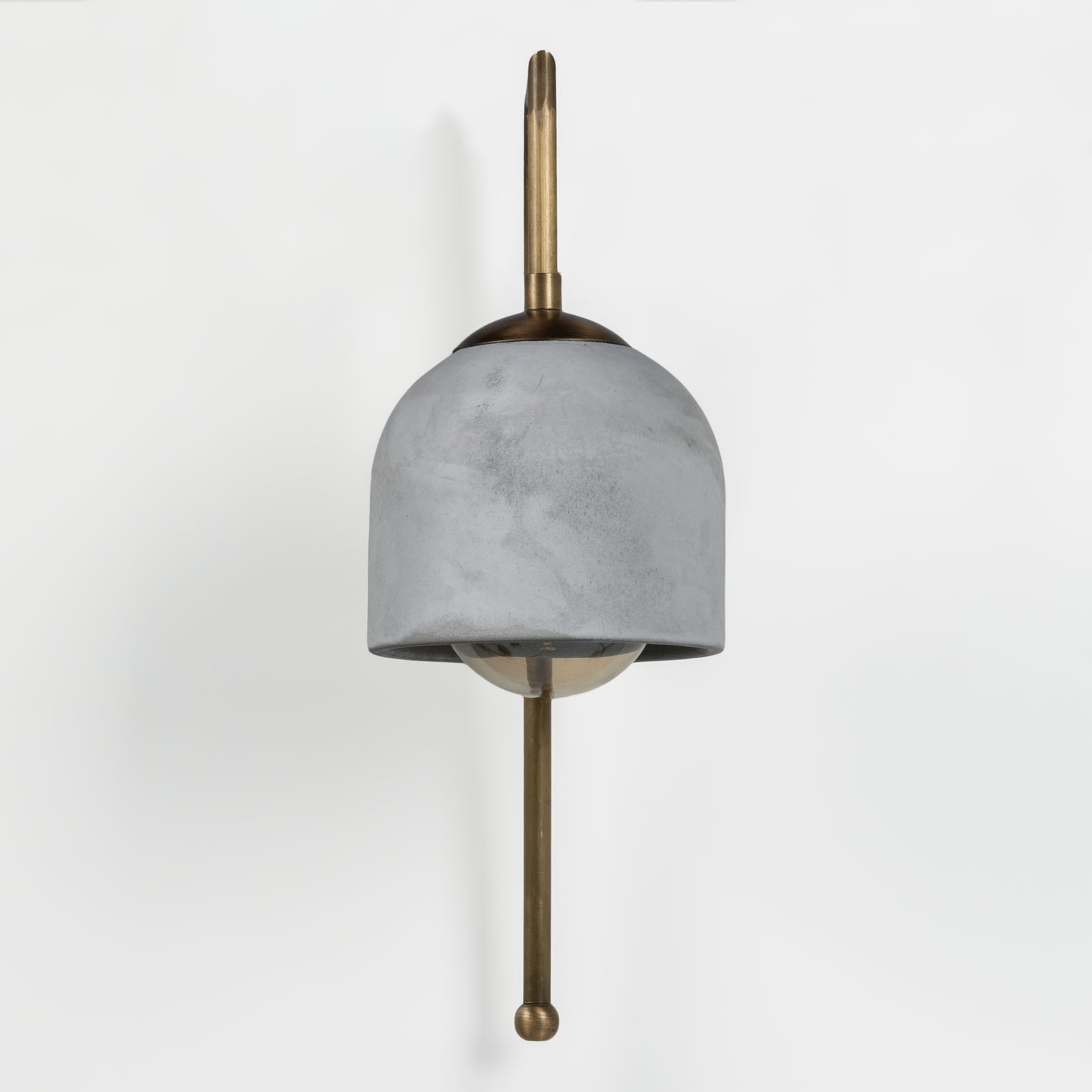 Gray Bronze Metal Detail Sconce