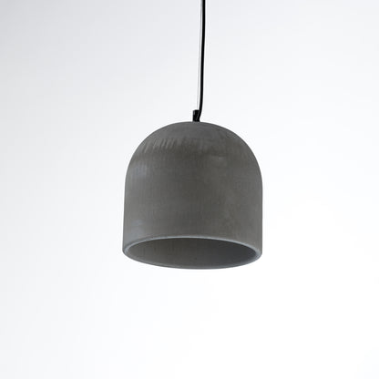 Gray Large Concrete Ceiling Light
