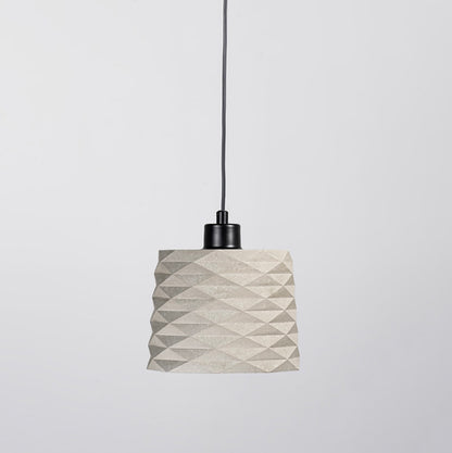 Gray Prism Concrete Ceiling Lighting