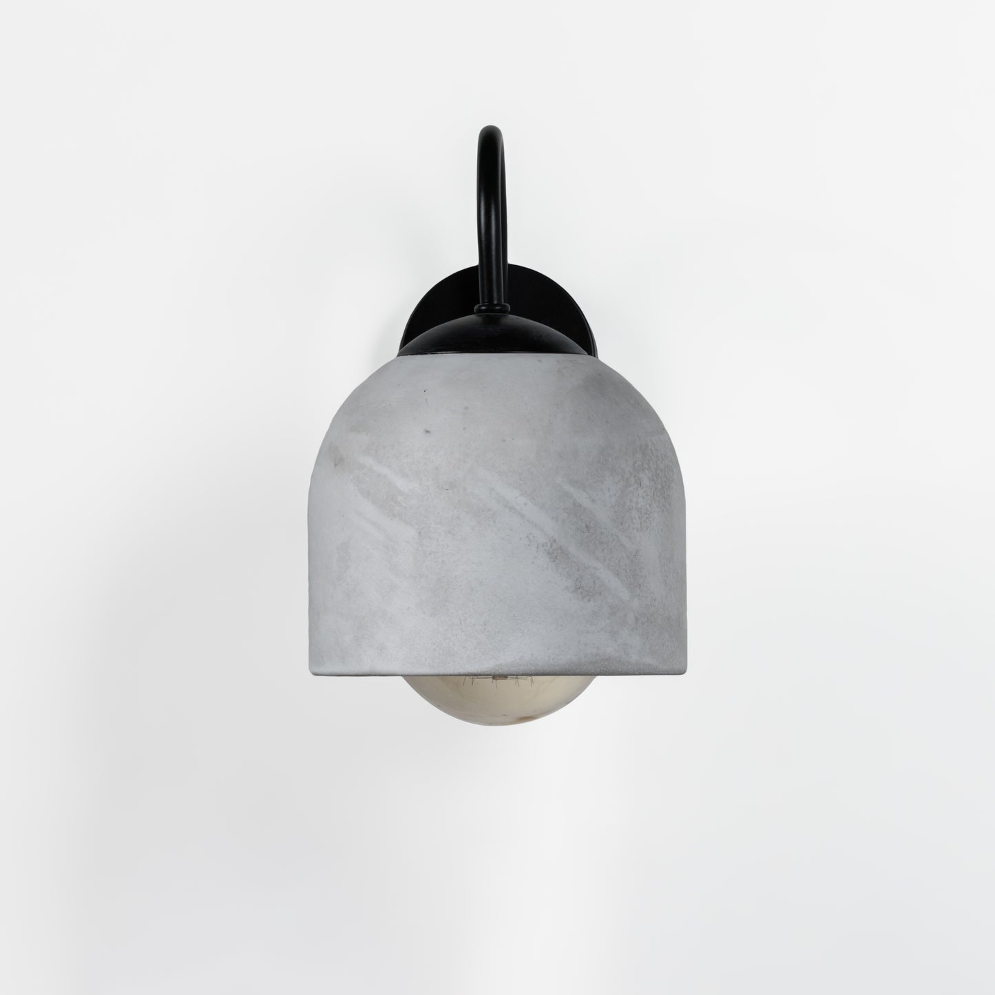 Gray Black Metal Detail Sconce