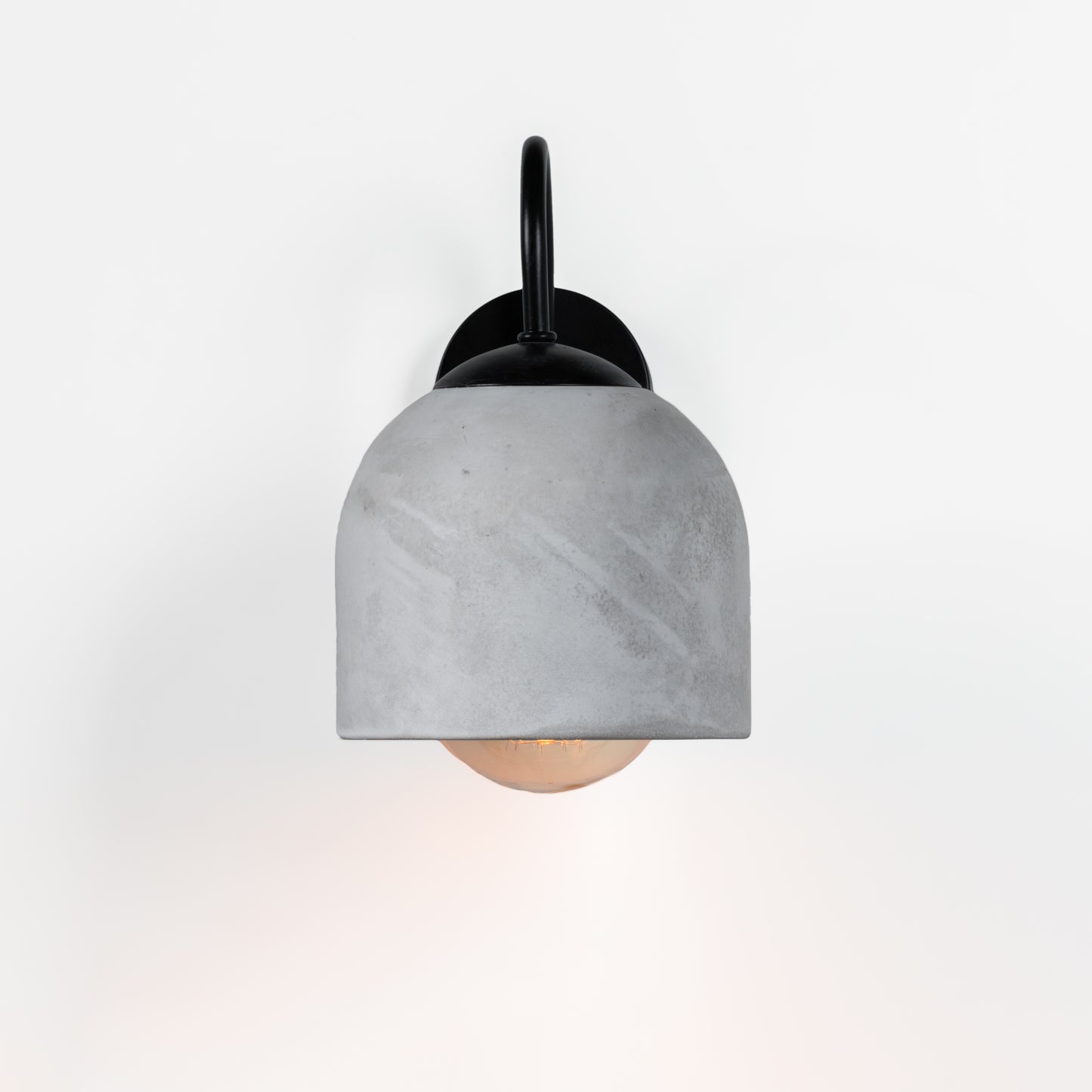 Gray Black Metal Detail Sconce