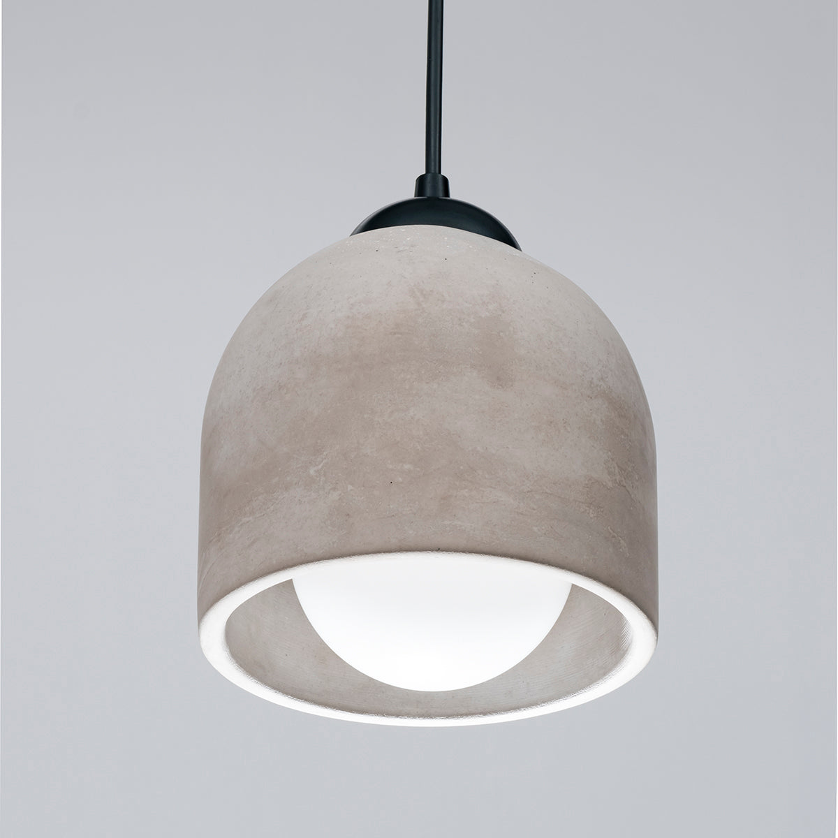 Brown Concrete Ceiling Lighting