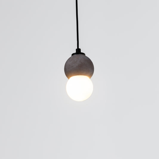 Brown Sphere Concrete Pendant Lighting