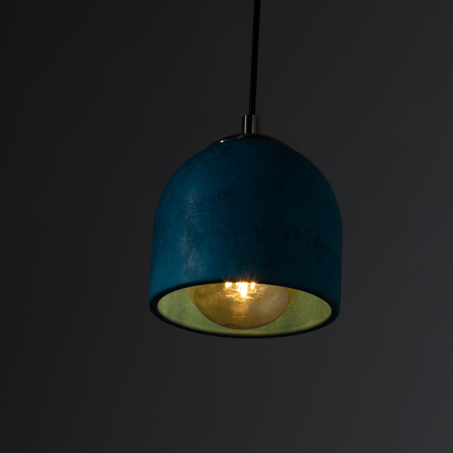 Blue Concrete Ceiling Lighting