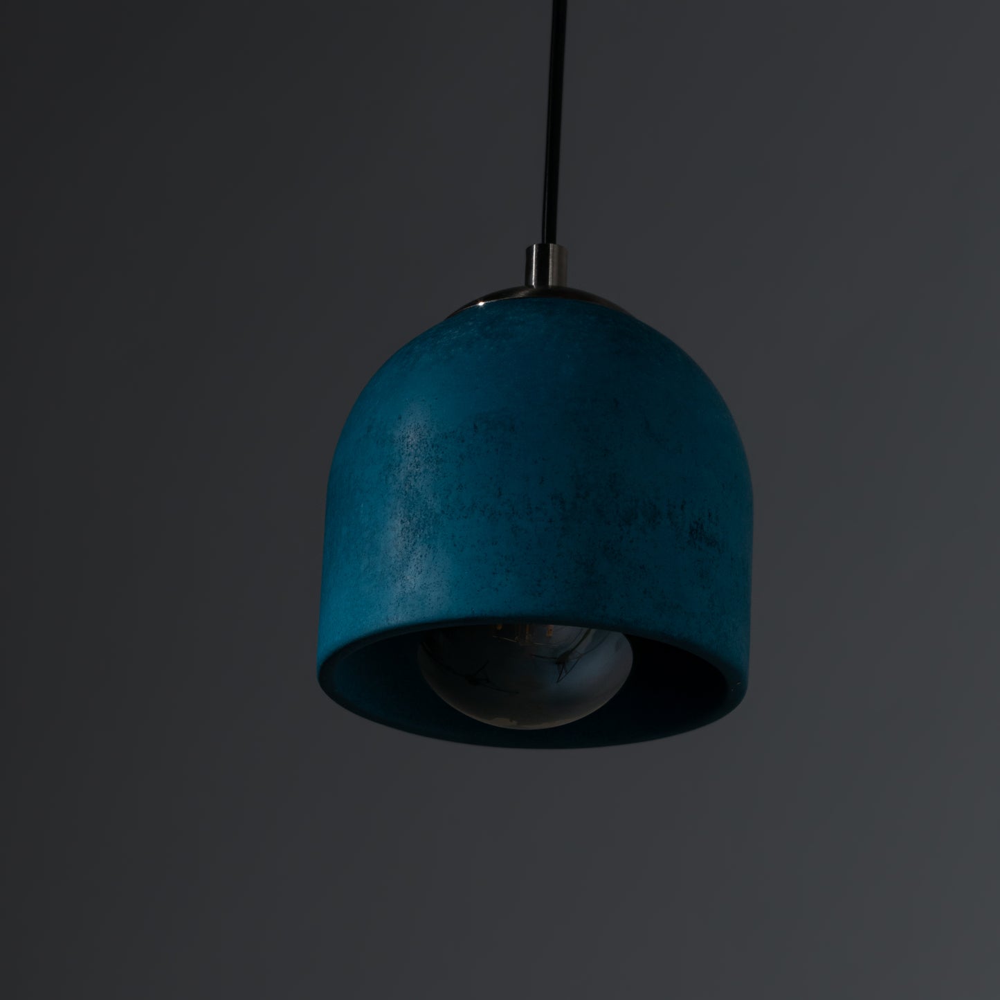 Blue Concrete Ceiling Lighting