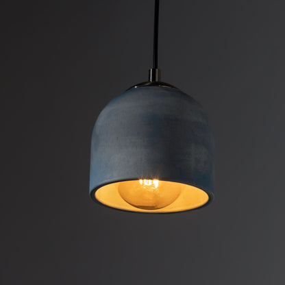 Blue Tumbled Concrete Ceiling Lighting