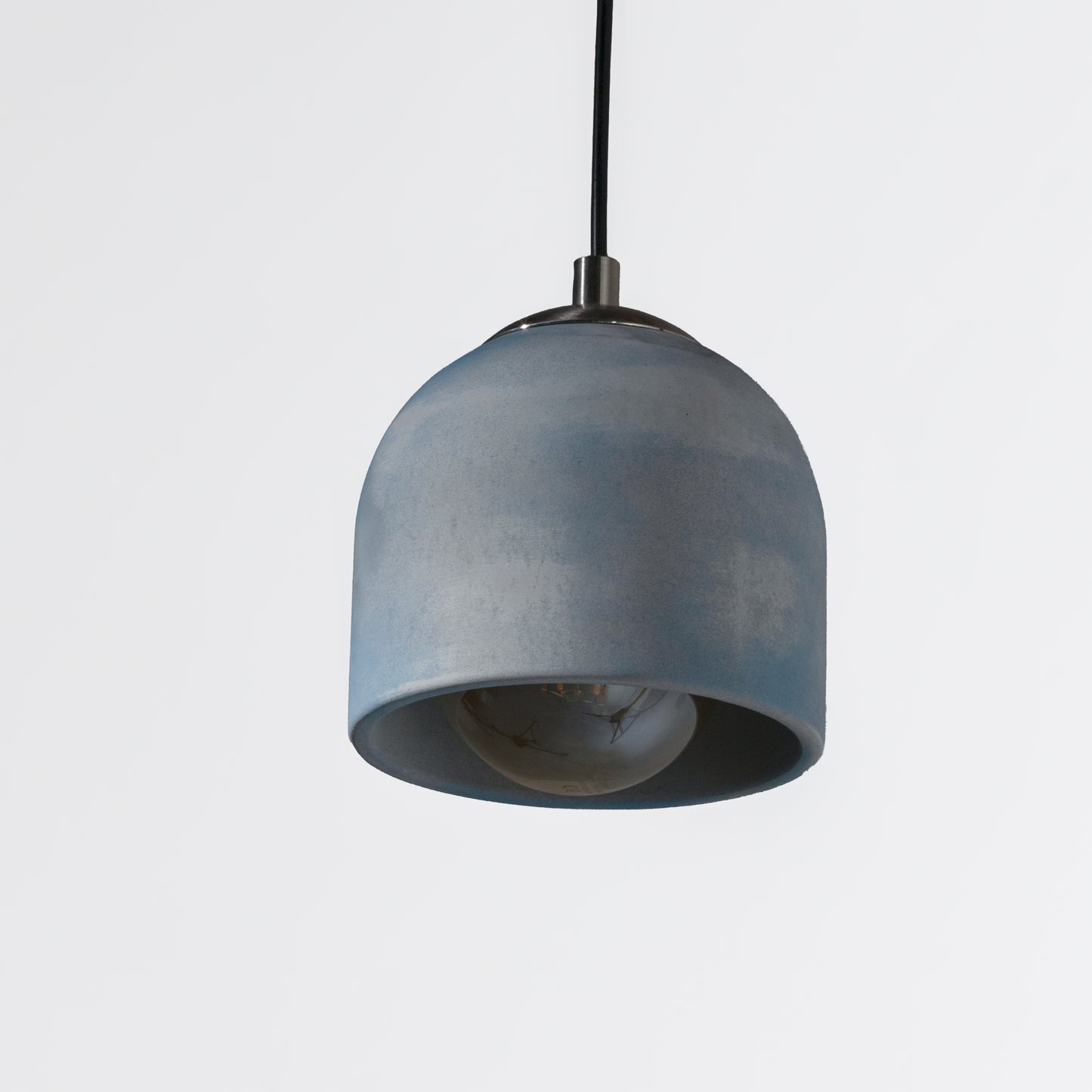 Blue Tumbled Concrete Ceiling Lighting