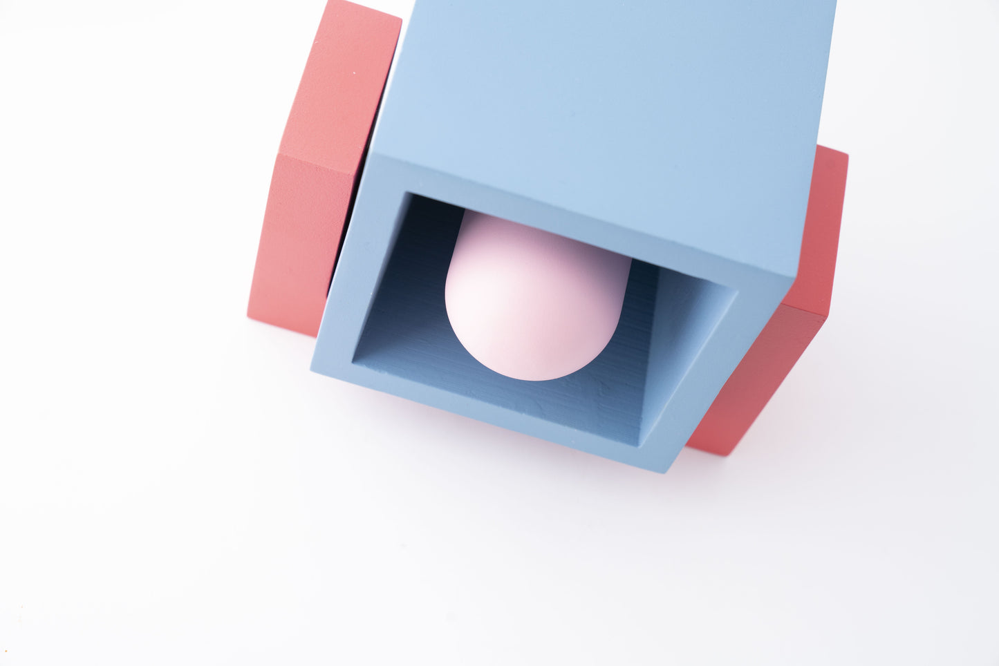 Mavi Marshmallow Renkli Masa Lambası
