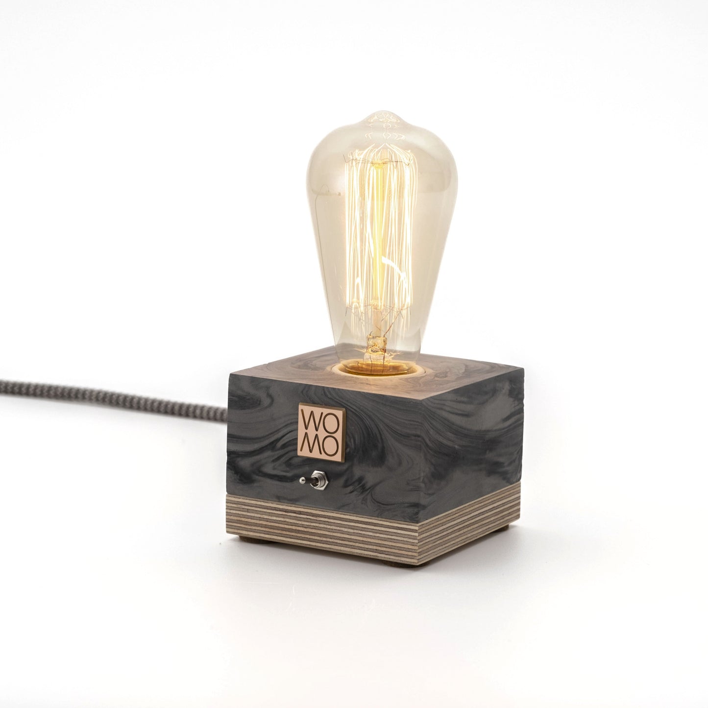 Marble Pattern Concrete Table Lamp