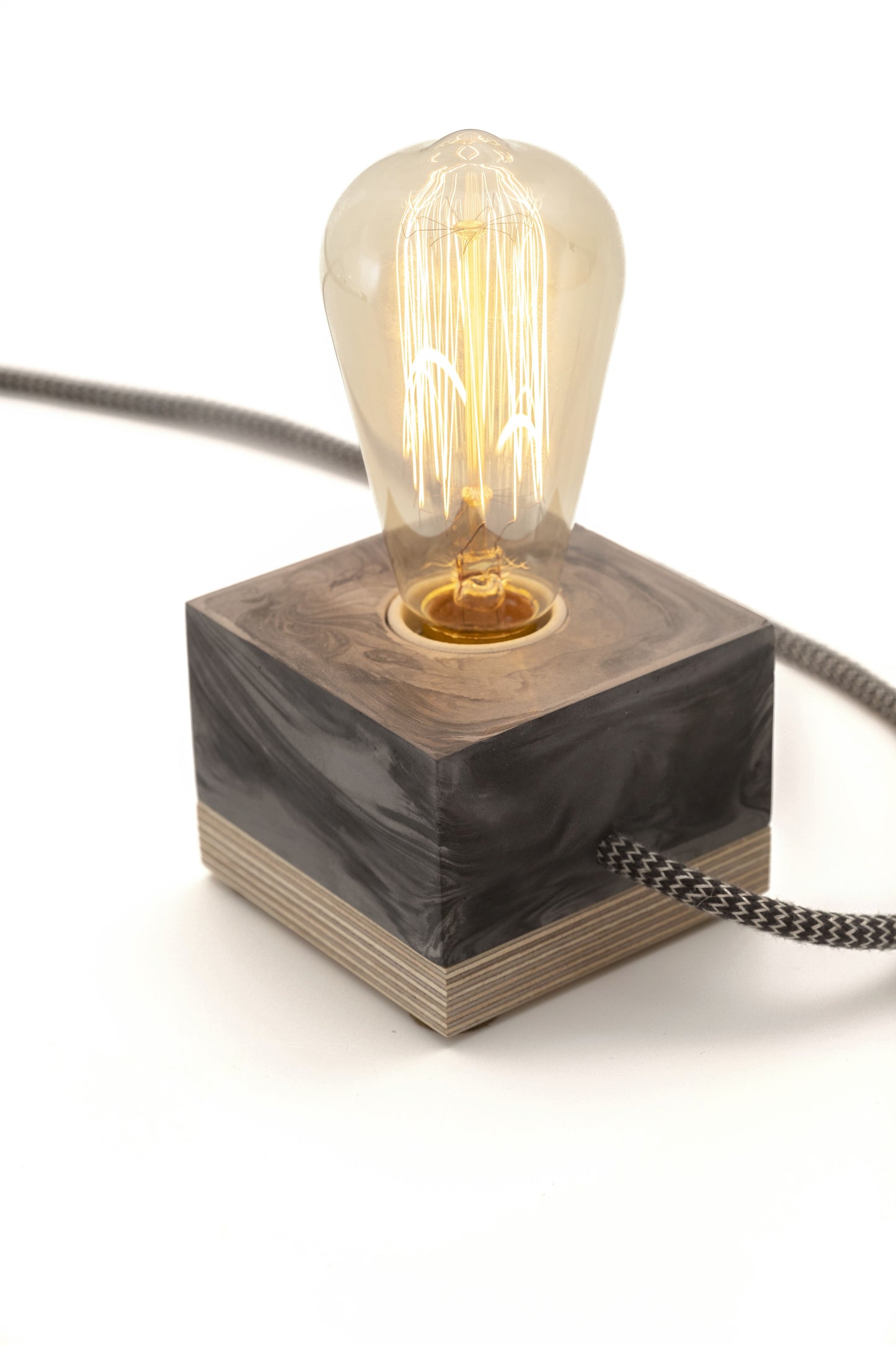Marble Pattern Concrete Table Lamp