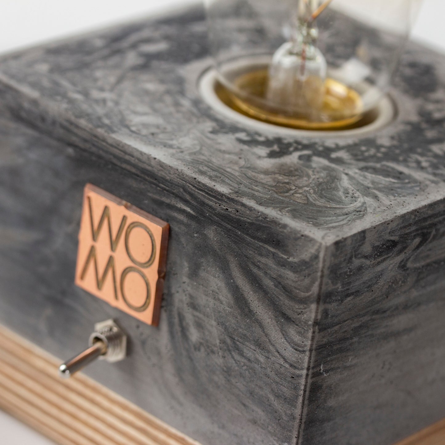Marble Pattern Concrete Table Lamp