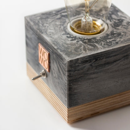 Marble Pattern Concrete Table Lamp