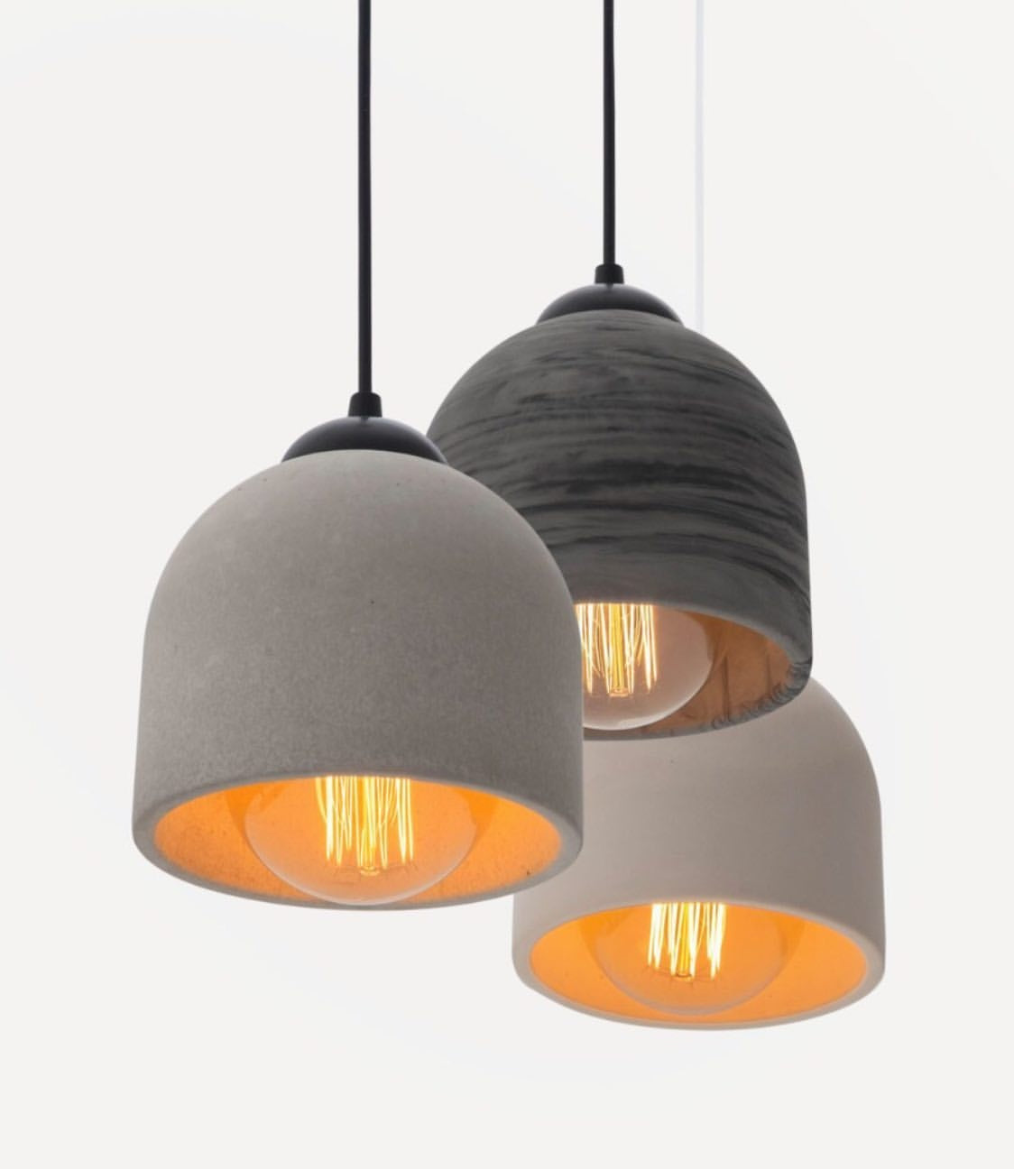 Aydınlatma Womo Design Siyah Beton
