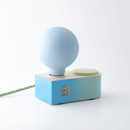 Neptune Wooden Table Lamp with Dimmer