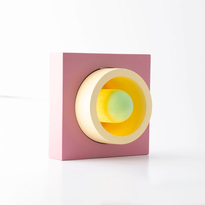 Pink Donut Color Table Lamp