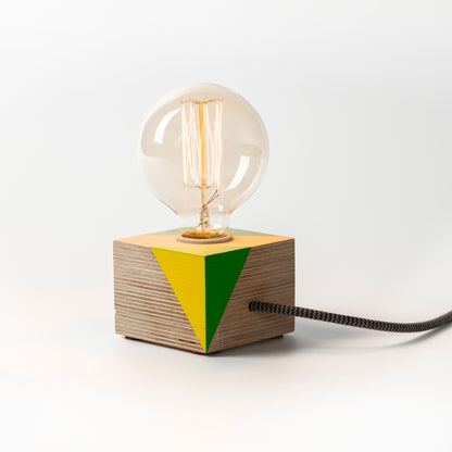 Colorful Wooden Table Lamp