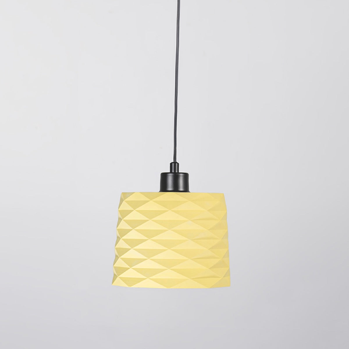 Yellow Prism Concrete Ceiling Lighting