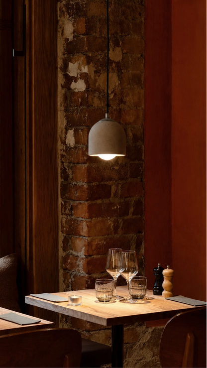 Concrete Metal Ceiling Lighting