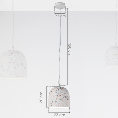 Terrazzo Large Concrete Ceiling Light