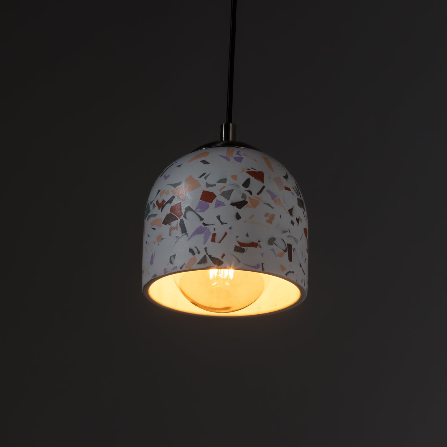 Terrazzo Small Concrete Ceiling Light