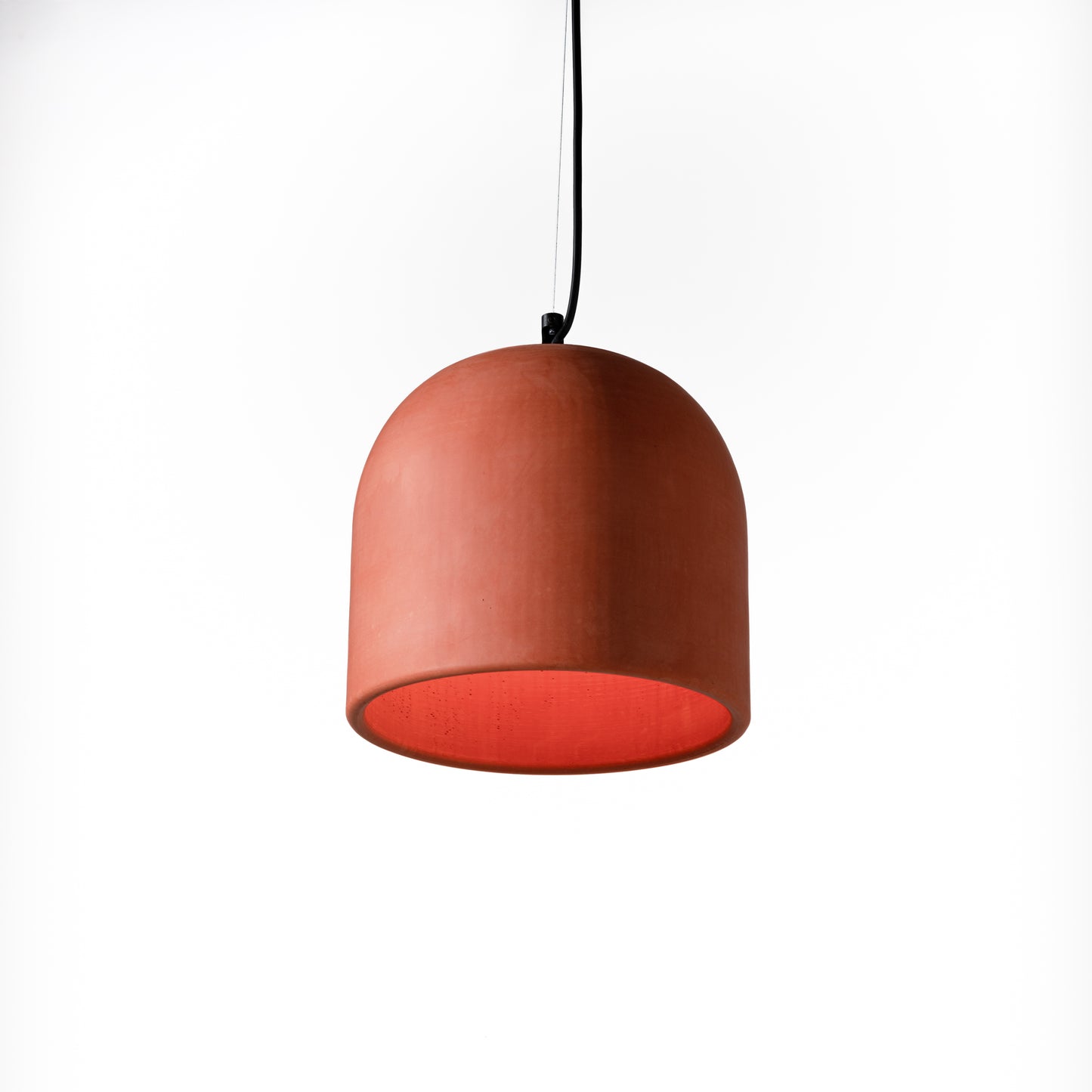 Terracotta Large Concrete Ceiling Light
