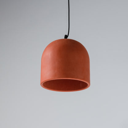 Terracotta Large Concrete Ceiling Light