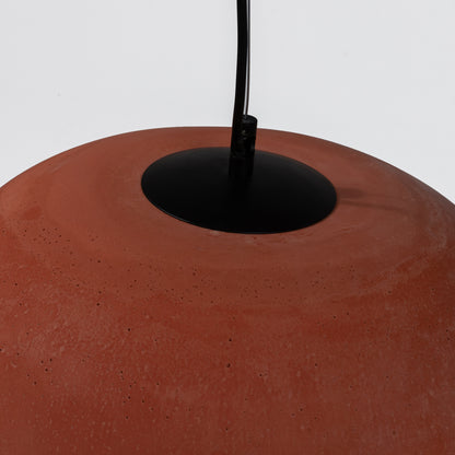 Terracotta Bowl Concrete Ceiling Lighting