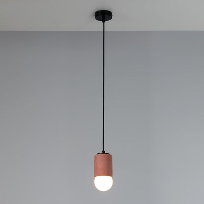 Terracotta Cylinder Concrete Pendant Lighting