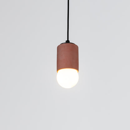 Terracotta Cylinder Concrete Pendant Lighting