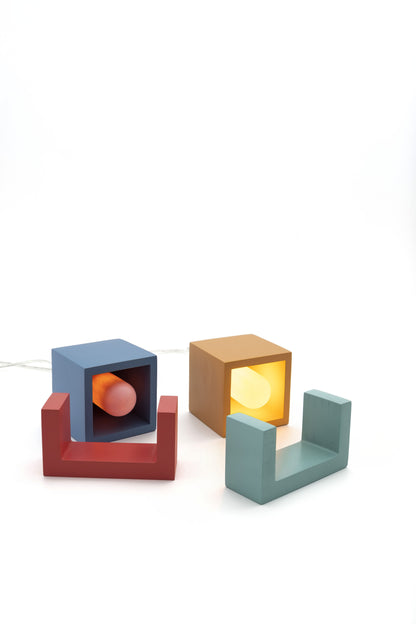 Orange Marshmallow Color Table Lamp