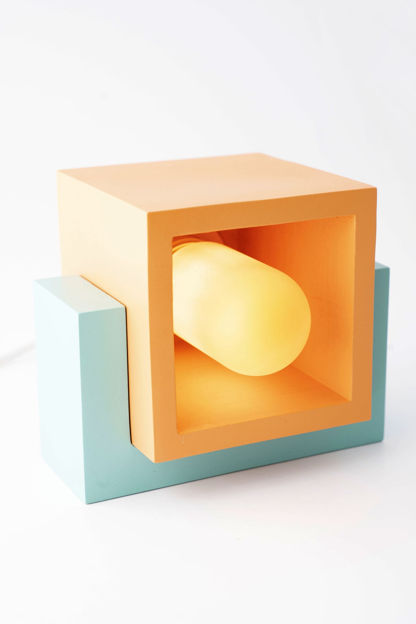 Orange Marshmallow Color Table Lamp