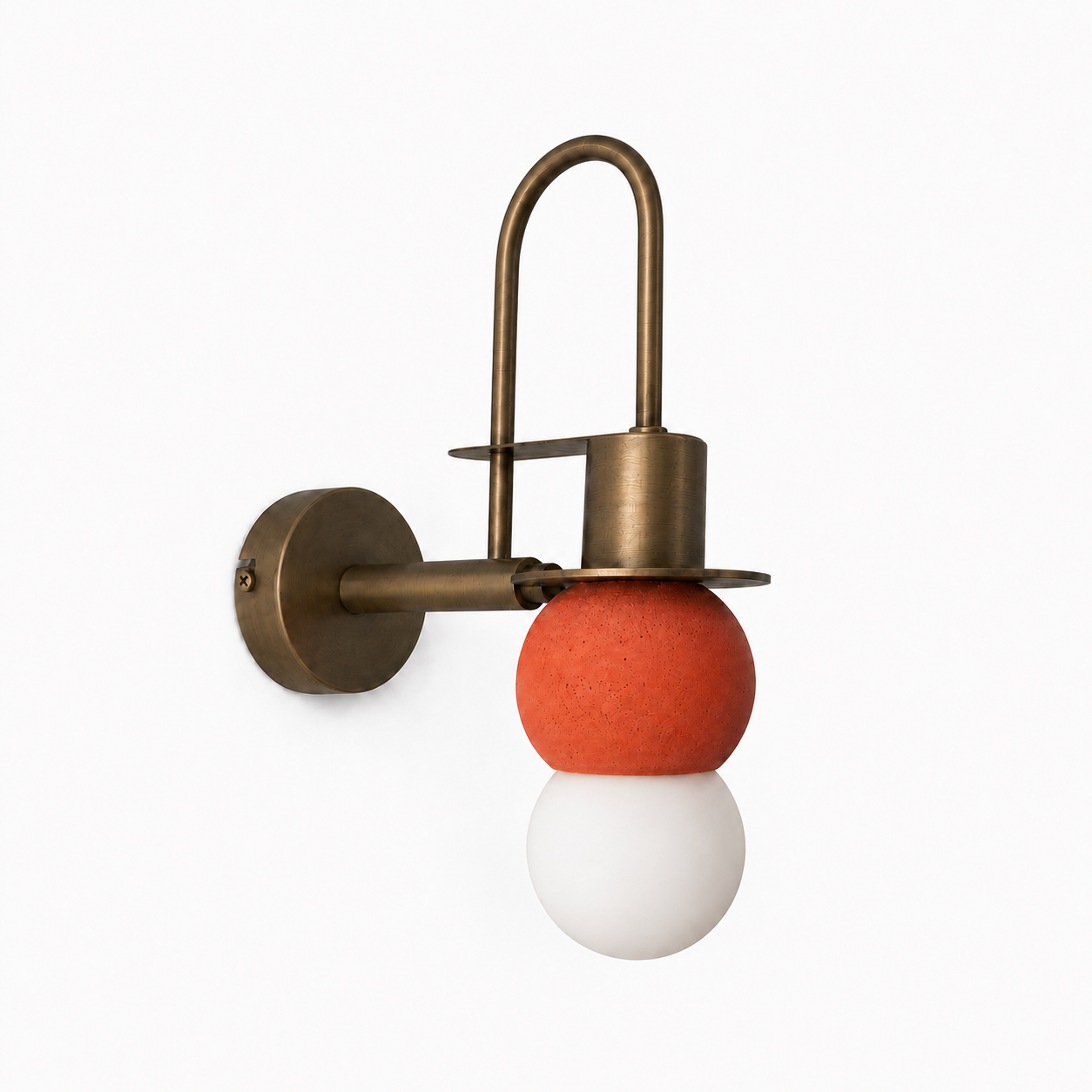 Terracota Küre Eskitme Metal Beton Aplik