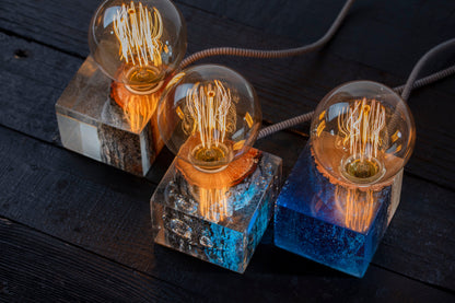 Transparent Epoxy Table Lamp