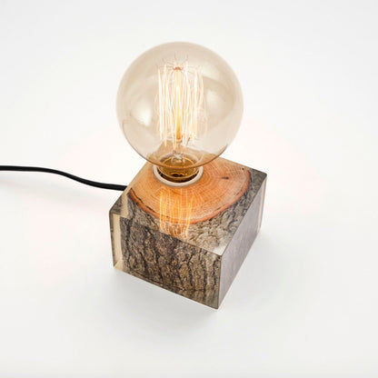 Purple Epoxy Table Lamp